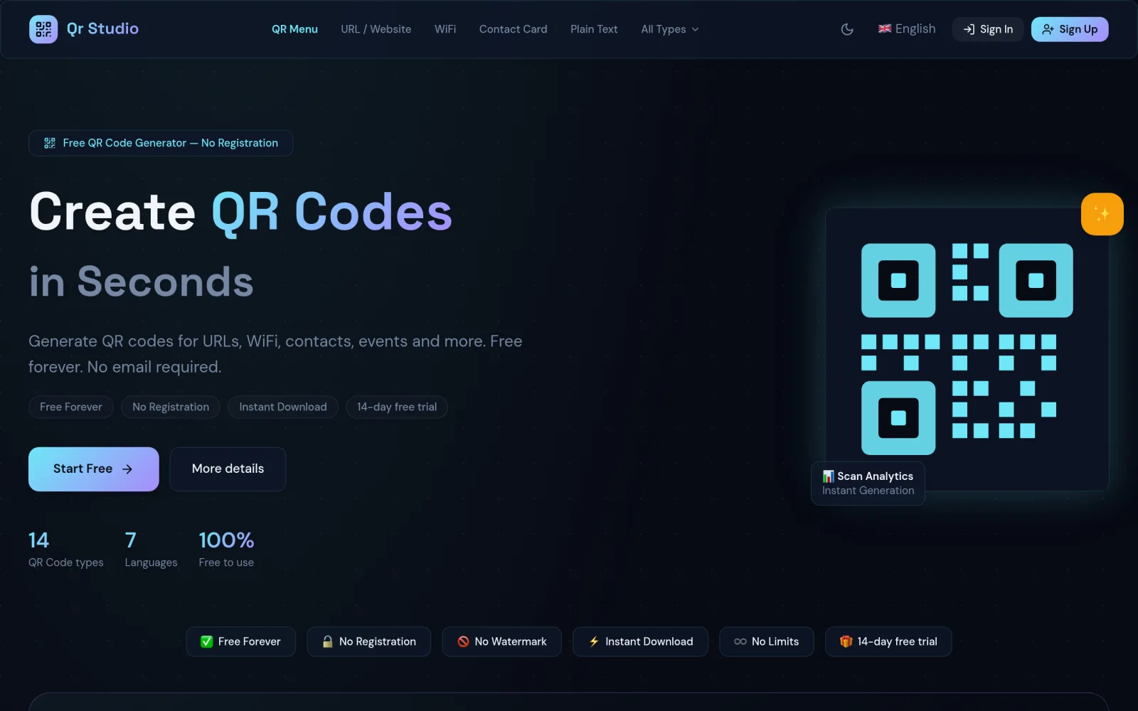 Freeqrstudio screenshot