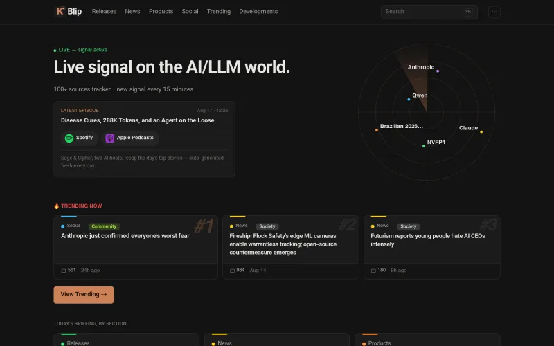 KBlip screenshot
