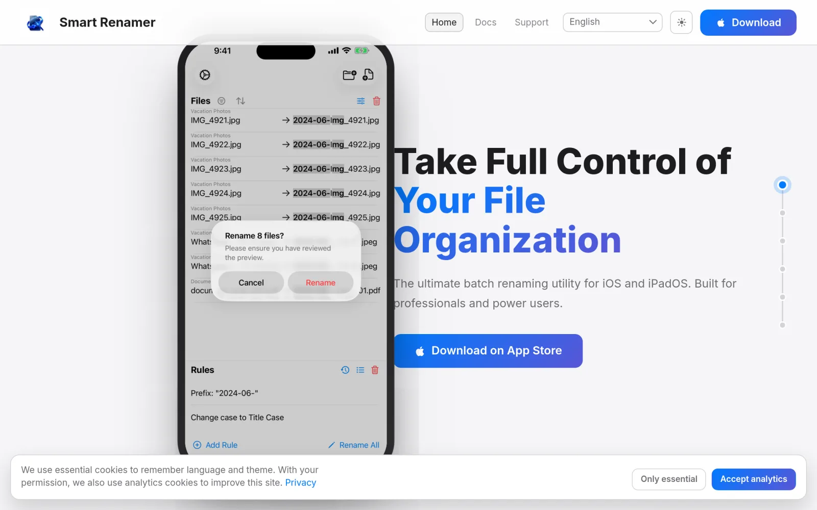 Smartrenamer screenshot