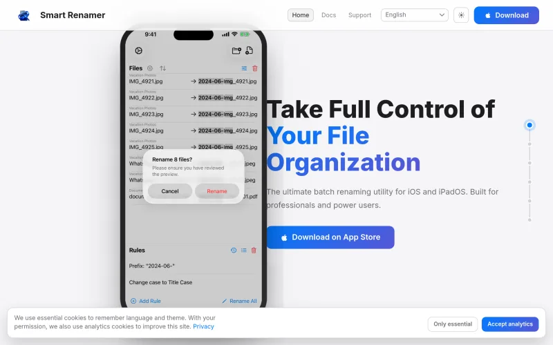 Smartrenamer screenshot
