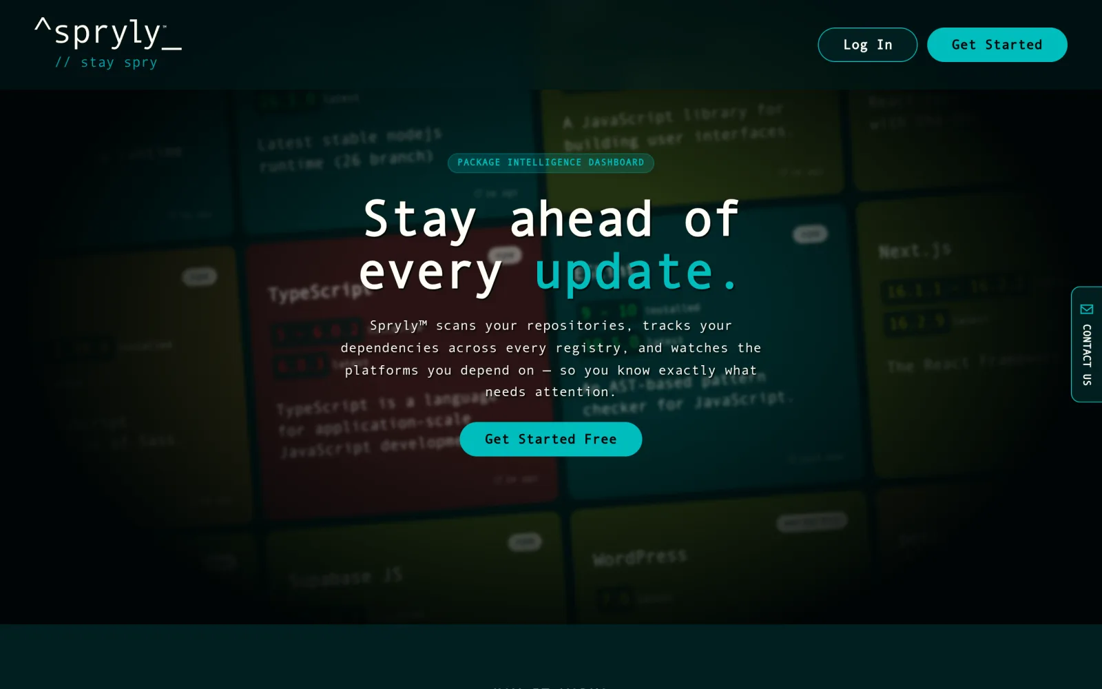 Spryly™ — Package Version Intelligence screenshot
