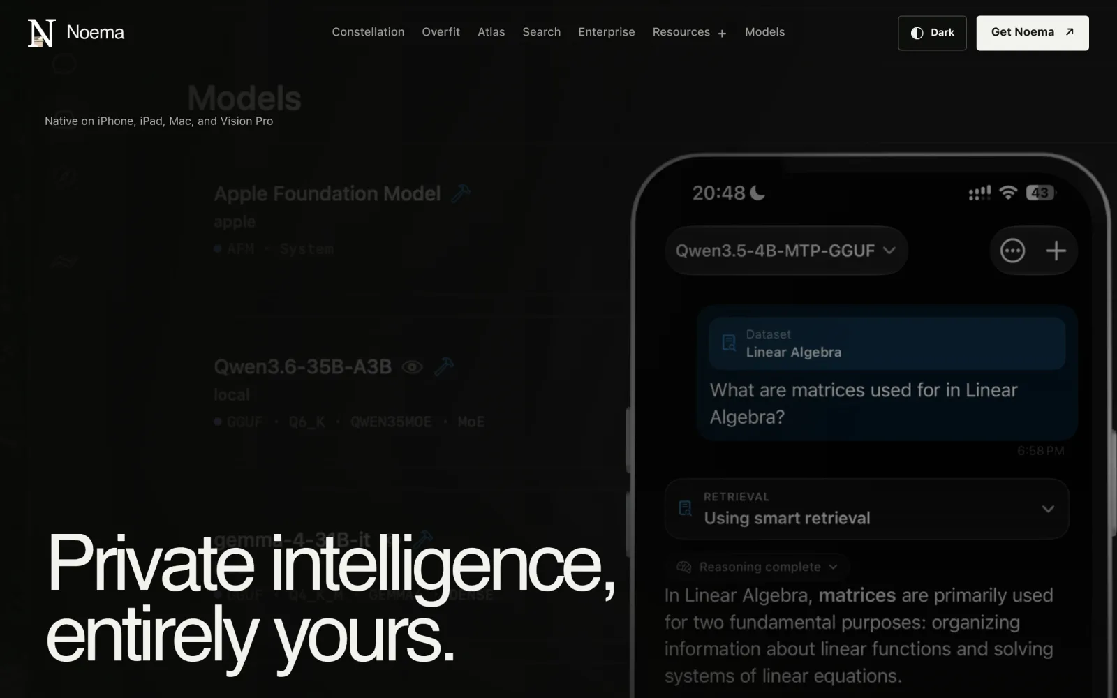 Noema - Private local AI screenshot