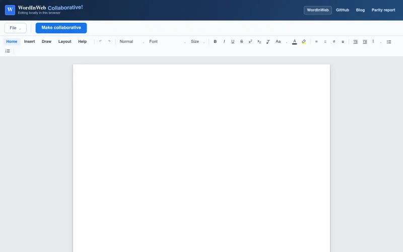 wordinweb collab — anon-share demo screenshot