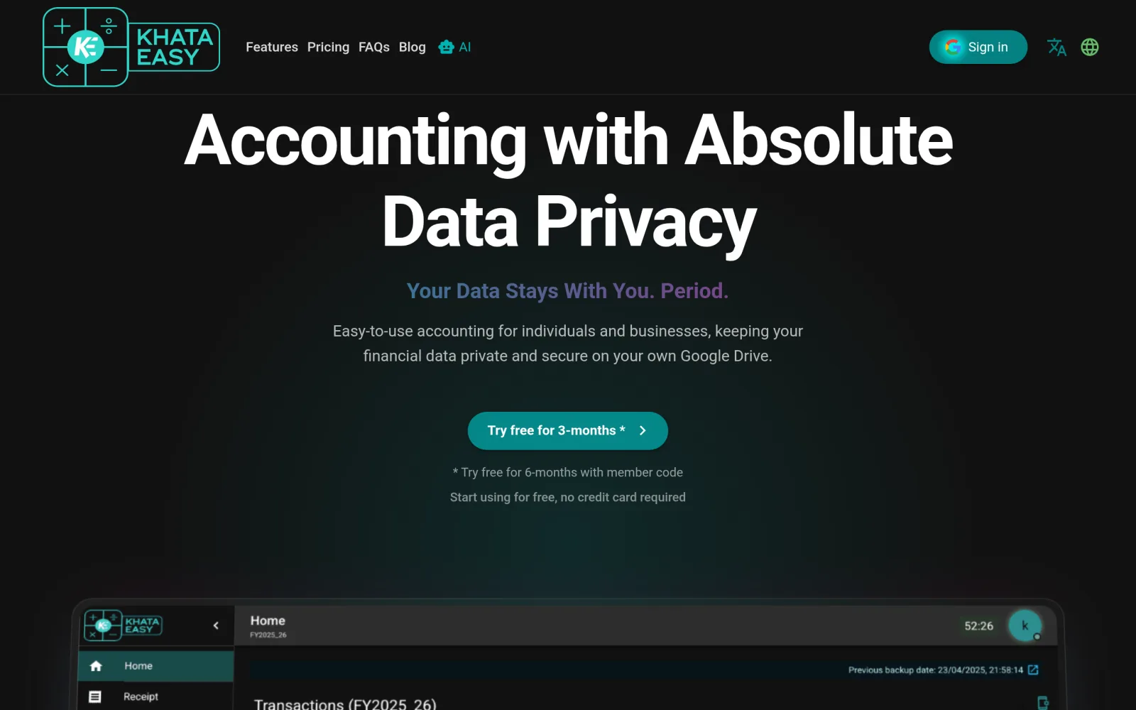Khataeasy screenshot