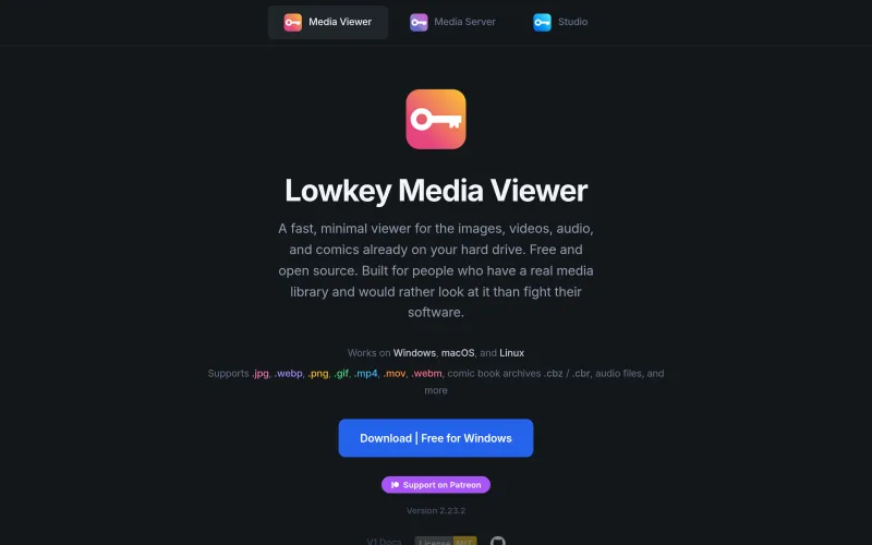 Lowkey Media Viewer screenshot