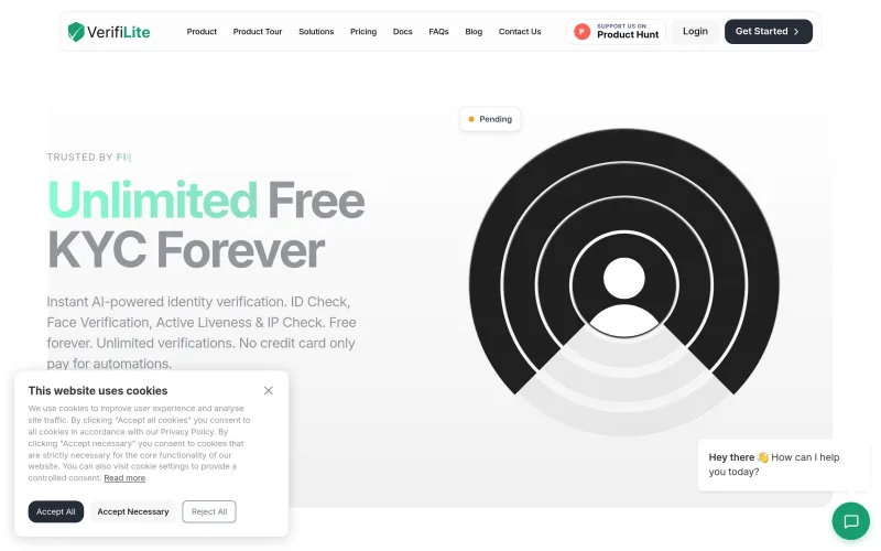 Verifilite screenshot