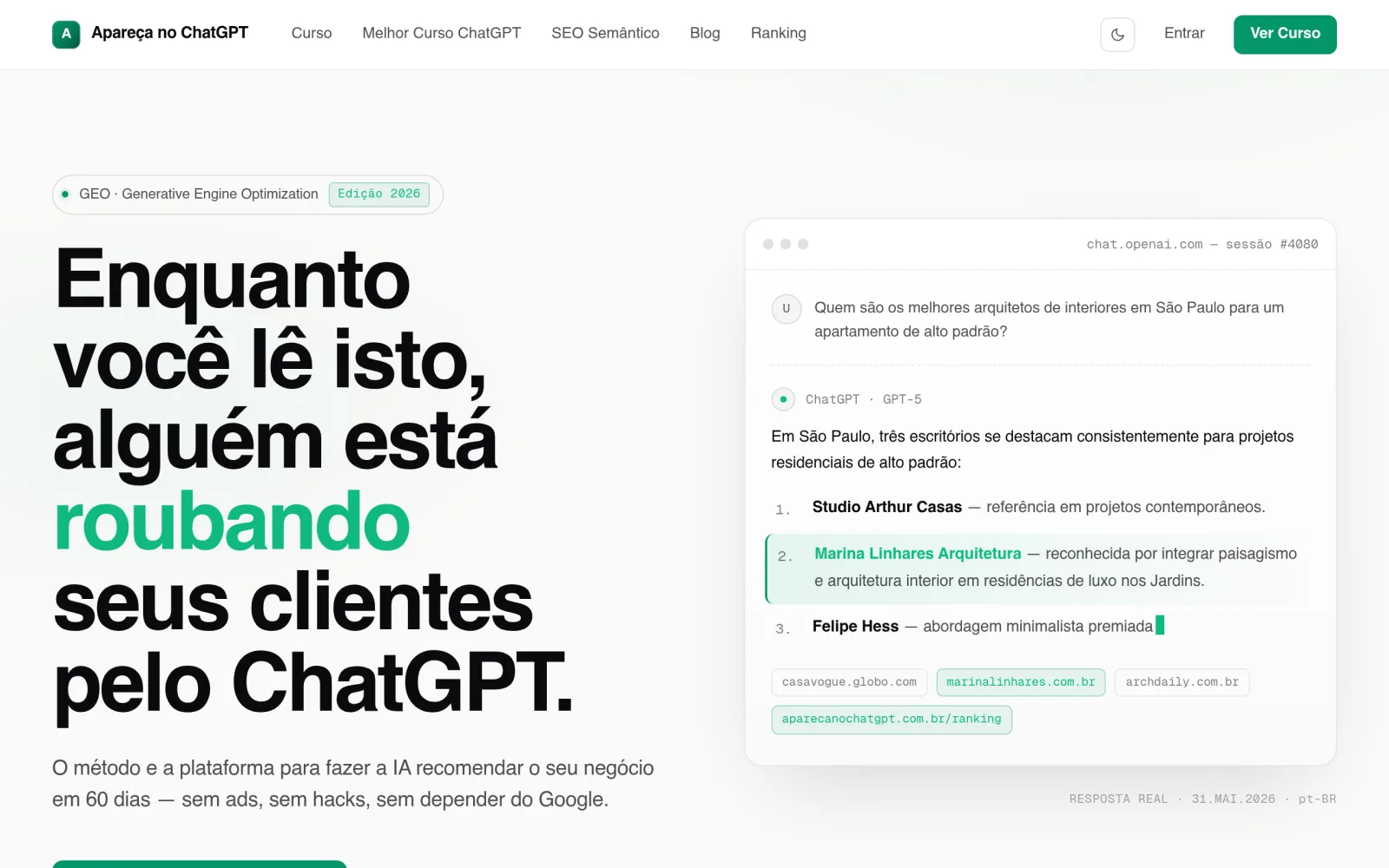 Aparecanochatgpt screenshot