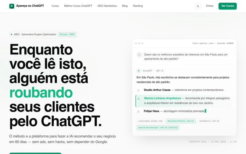 Aparecanochatgpt screenshot