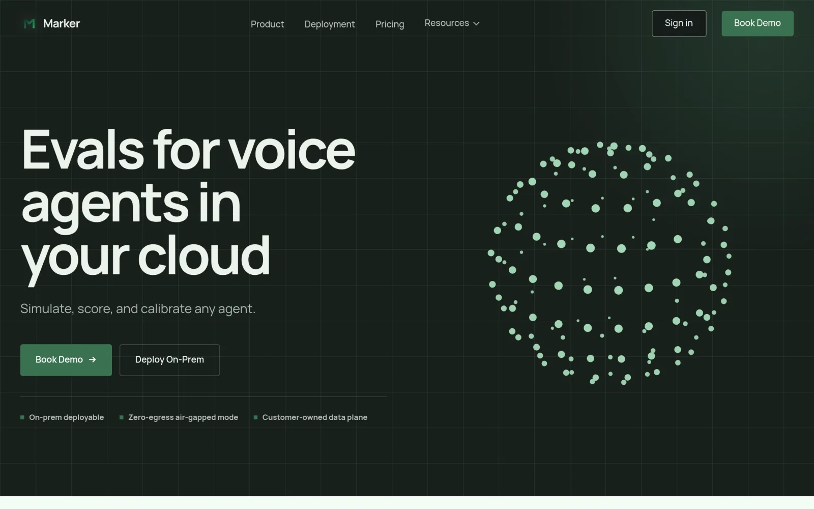 Marker | The agent verification platform screenshot