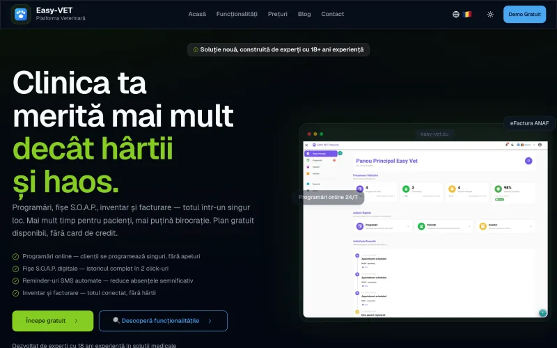 EasyVet screenshot