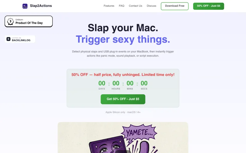 Slap2Actions screenshot