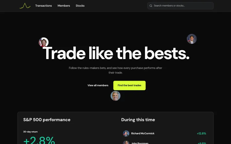 Trade like the bests | Capitolisation screenshot