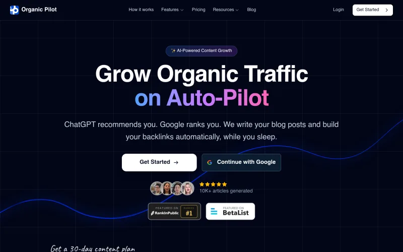 Organicpilot screenshot