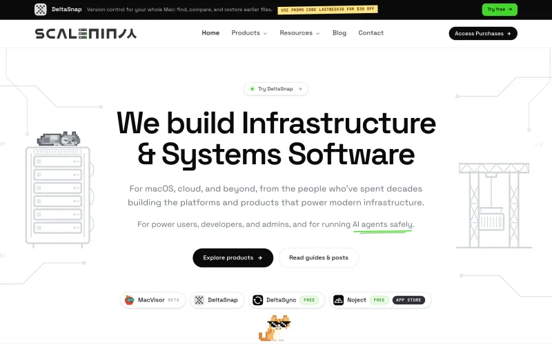 ScaleNinja | Infrastructure & Systems Software screenshot