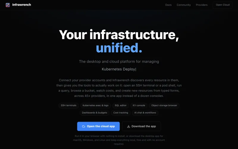 Infrawrench screenshot