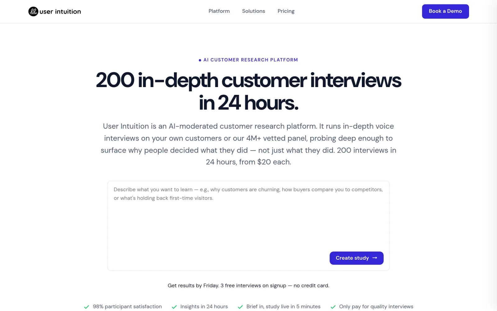 Userintuition screenshot
