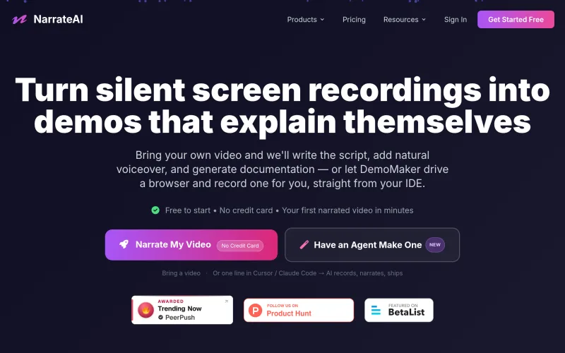 Narrateai screenshot