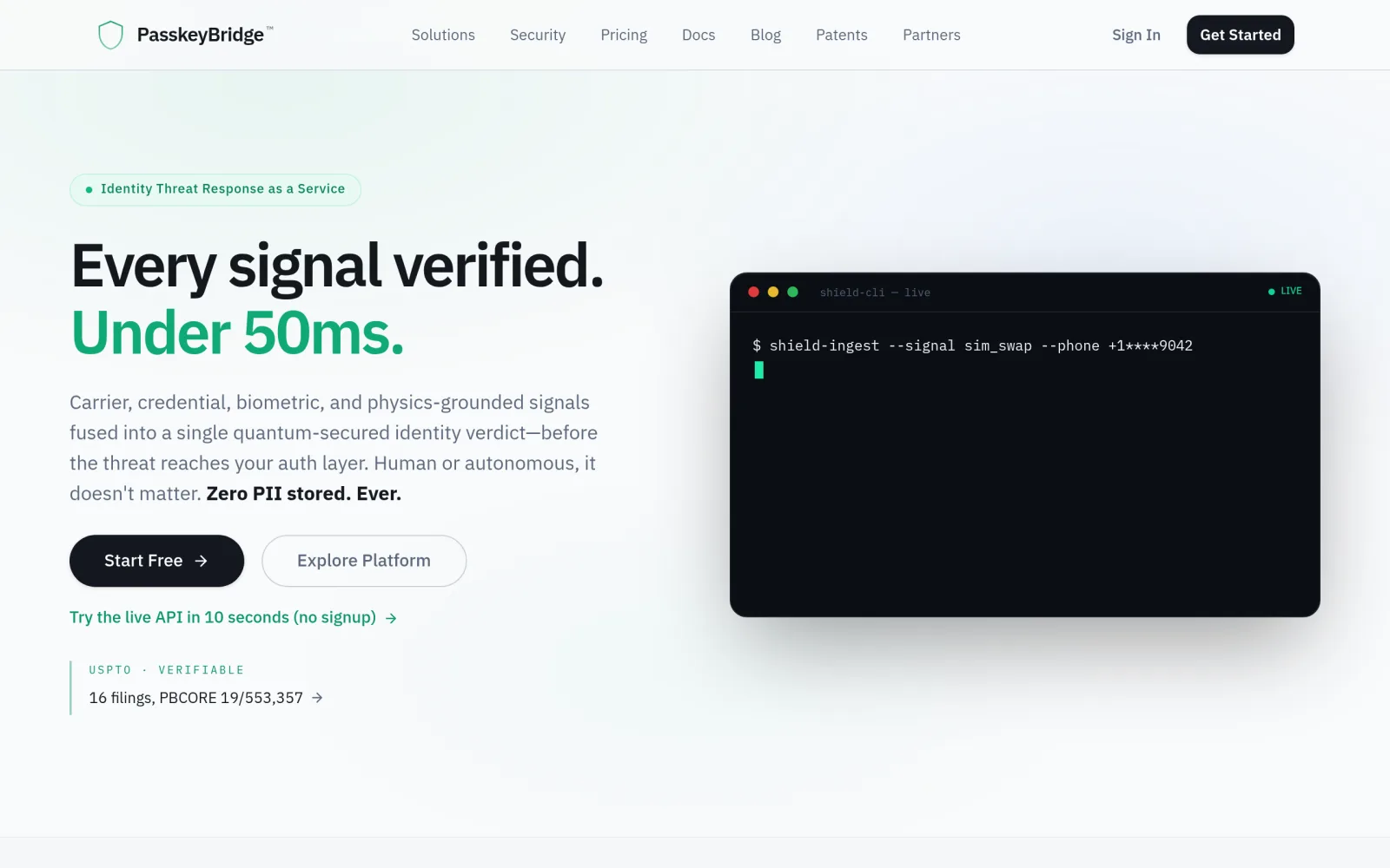Passkeybridge screenshot