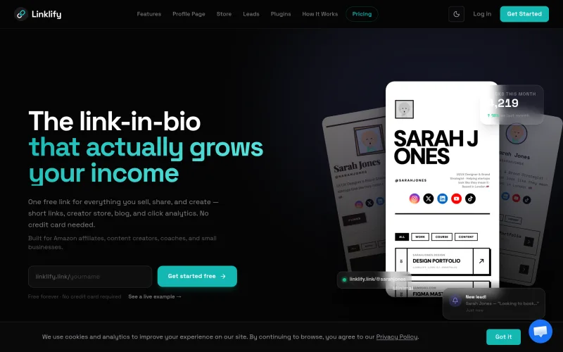 Linklify screenshot