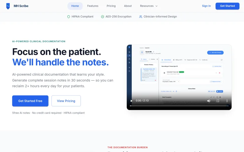 Mhscribe screenshot