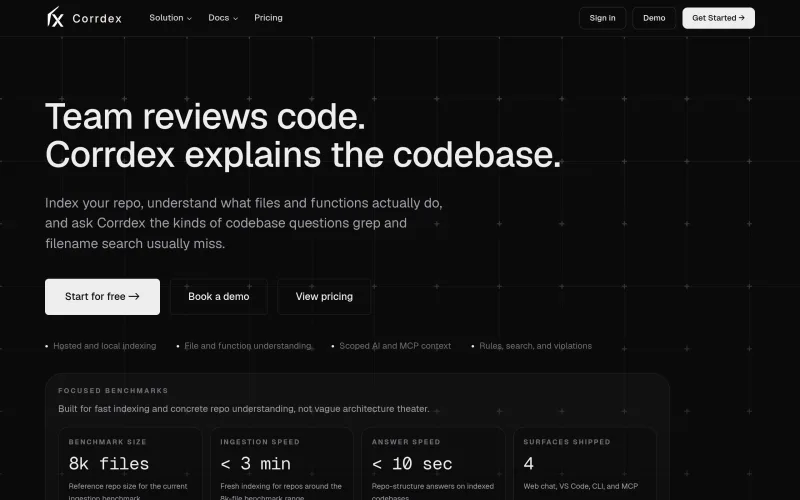 Corrdex — Keep Your Architecture Honest screenshot