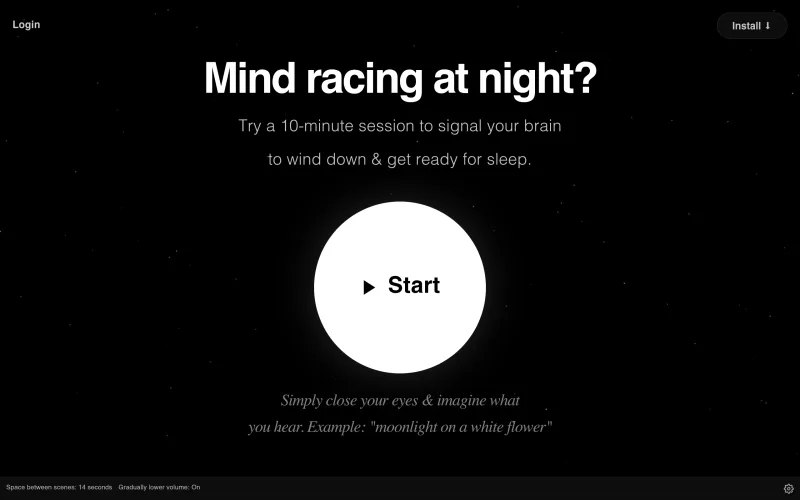 Sleepsignal screenshot