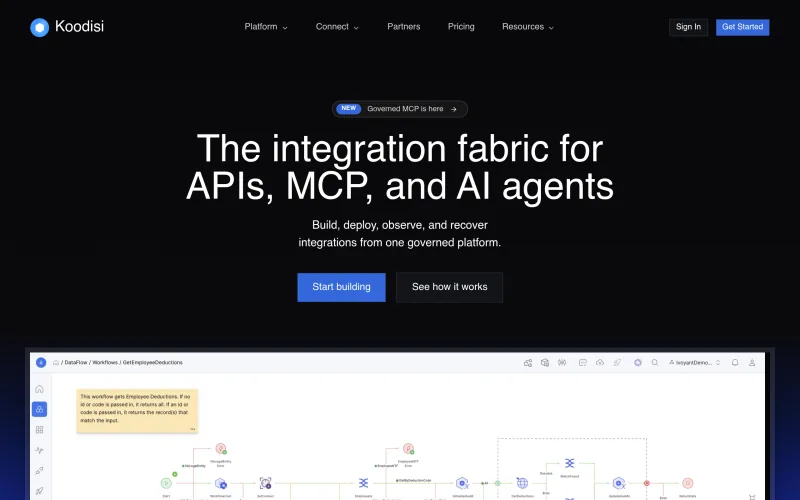 Koodisi — Enterprise iPaaS & Workflow Automation Platform screenshot