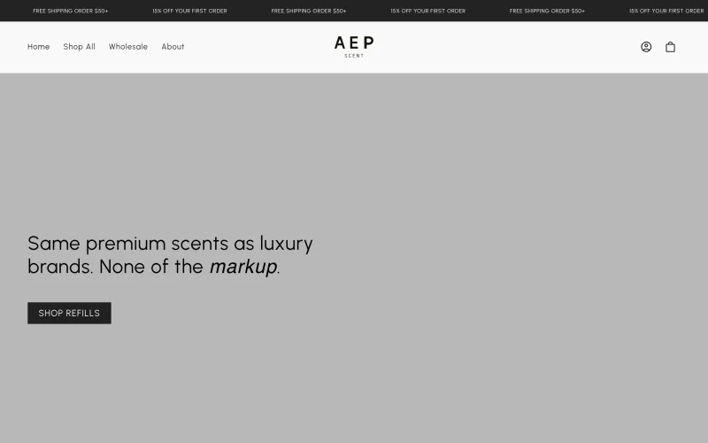 Aepscent screenshot