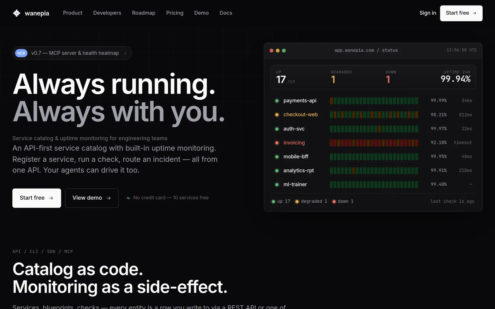 Wanepia screenshot