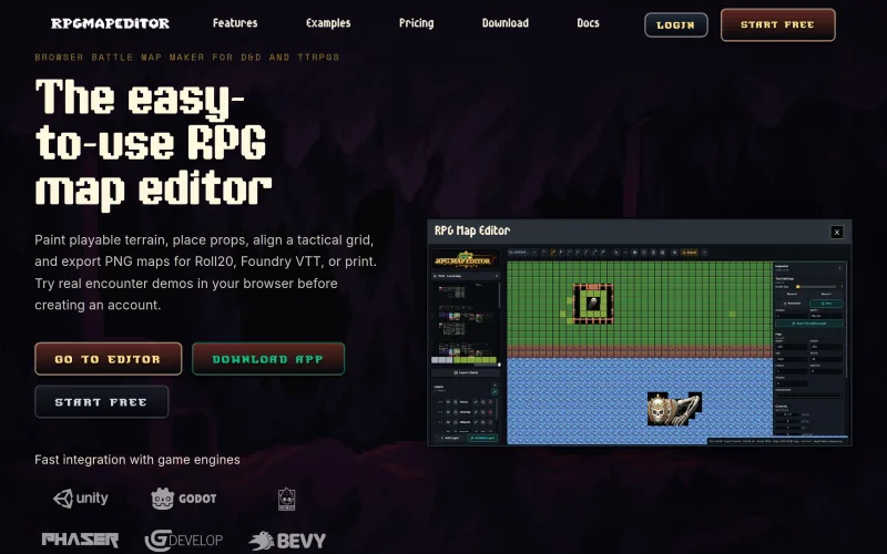 Rpgmapeditor screenshot