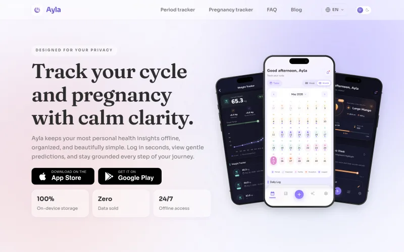 Aylatracker screenshot