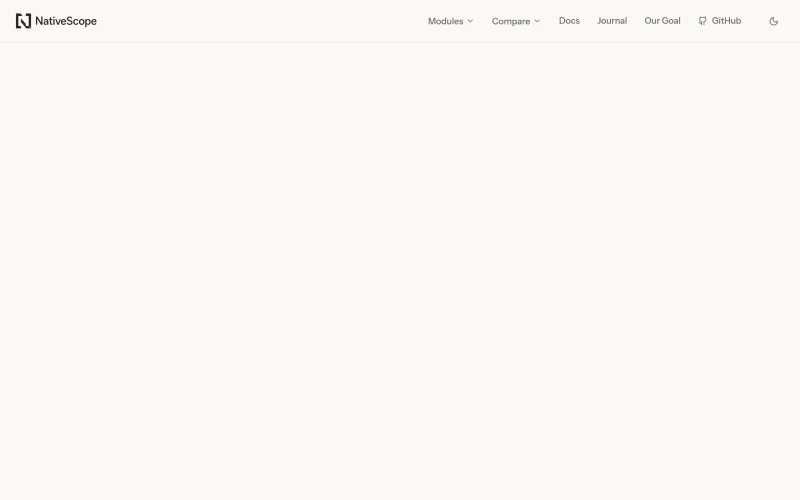NativeScope — one local Studio for React Native debugging screenshot