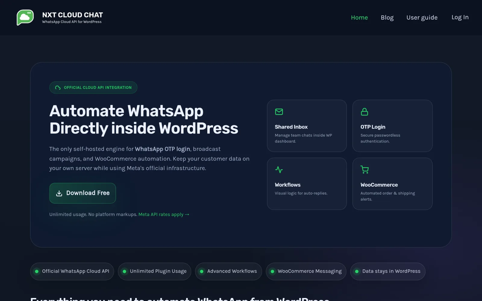 Nxtcloudchat screenshot