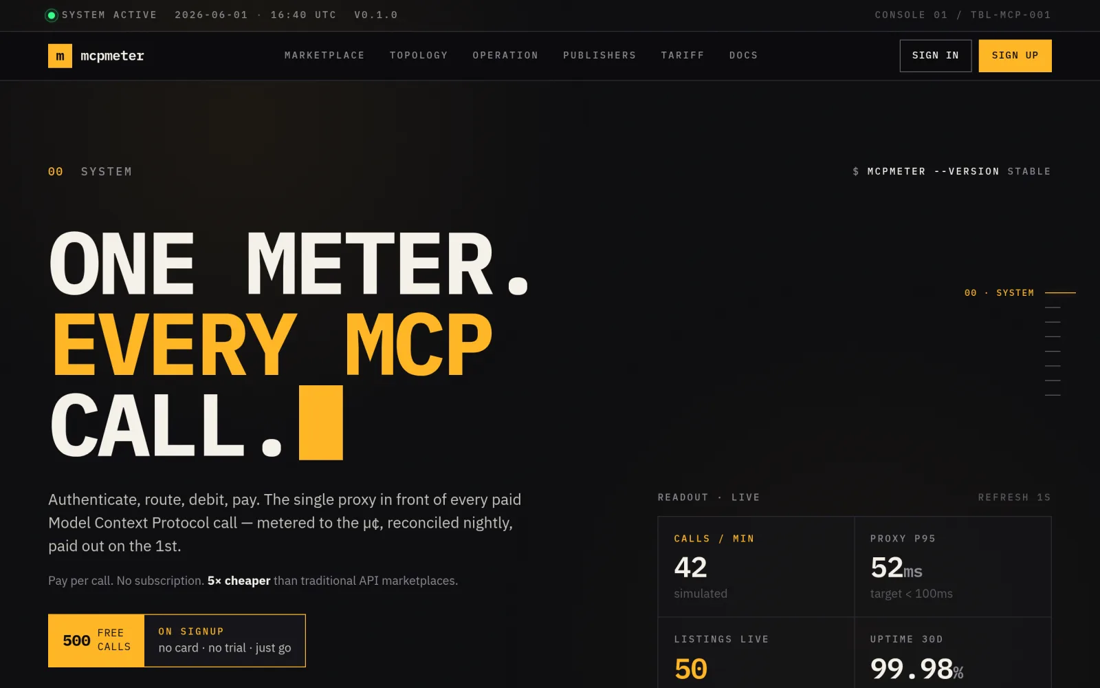 Mcpmeter screenshot