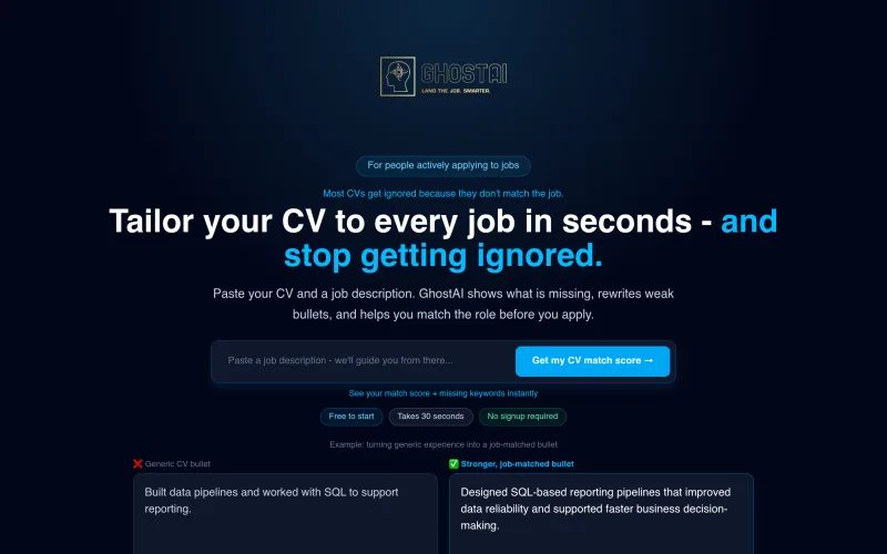Ghostaicorp screenshot