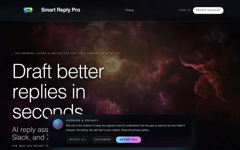 Smartreplypro screenshot