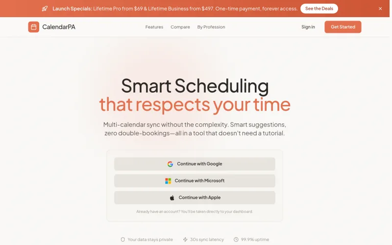 Calendarpa screenshot