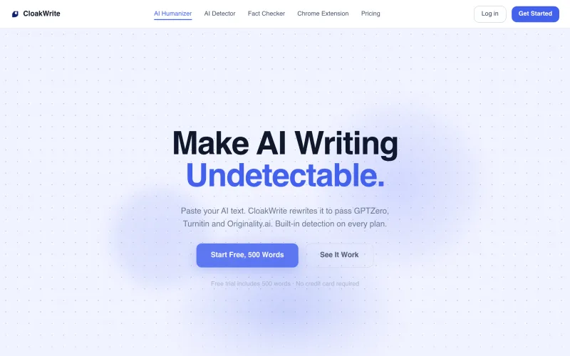 Cloakwrite screenshot