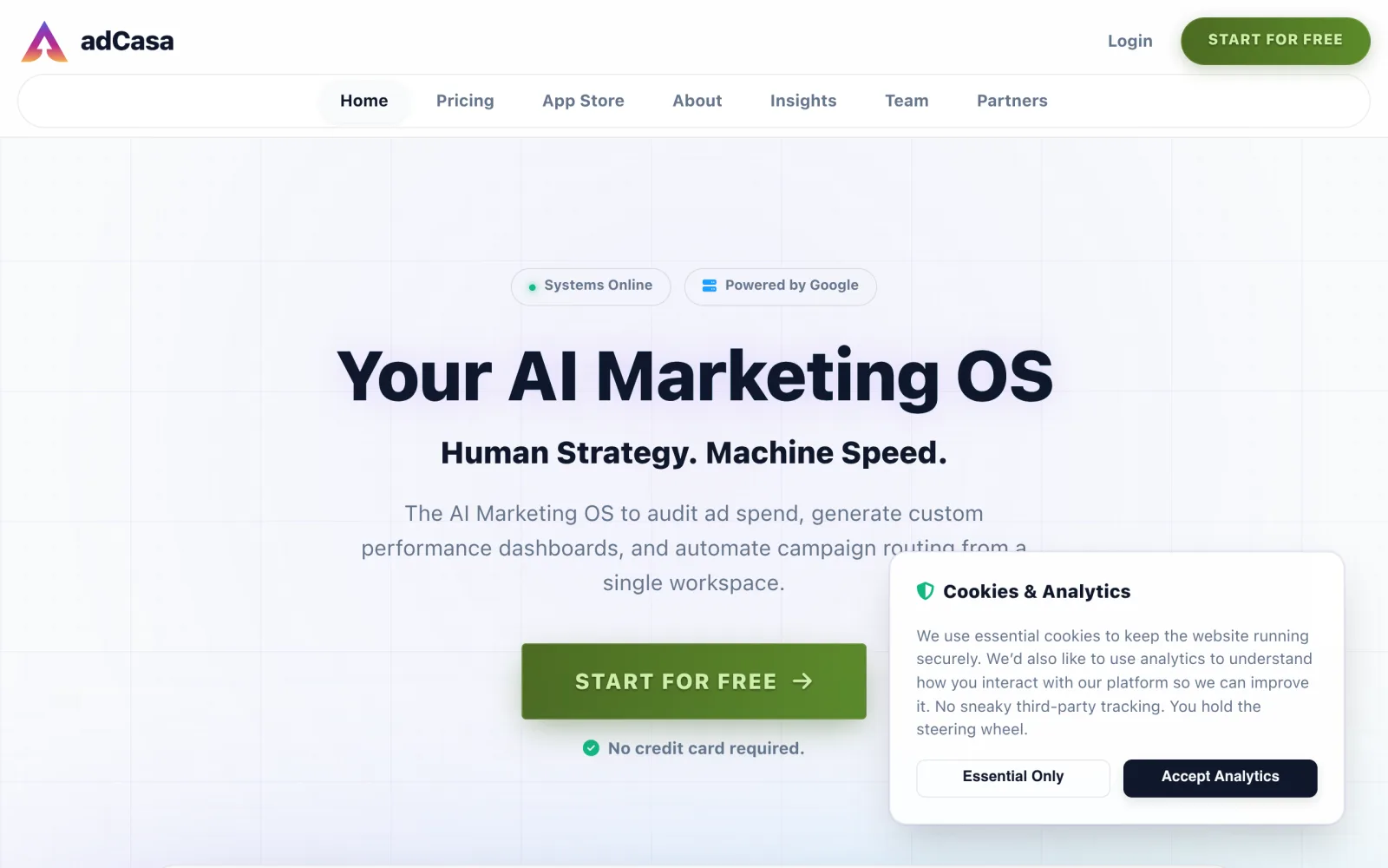 AI Marketing OS for Agencies & Scaling Brands | adCasa screenshot