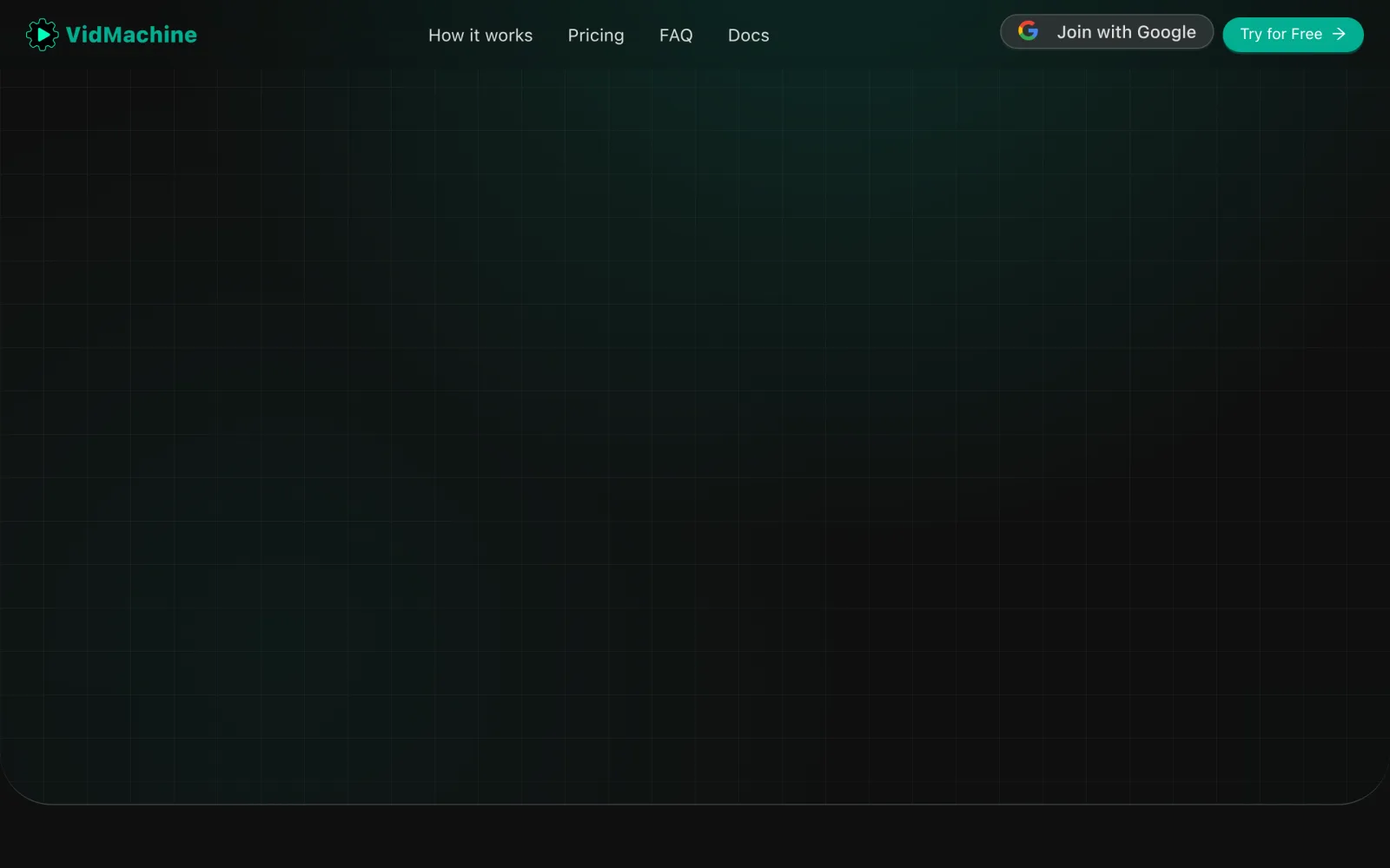 Vidmachine screenshot