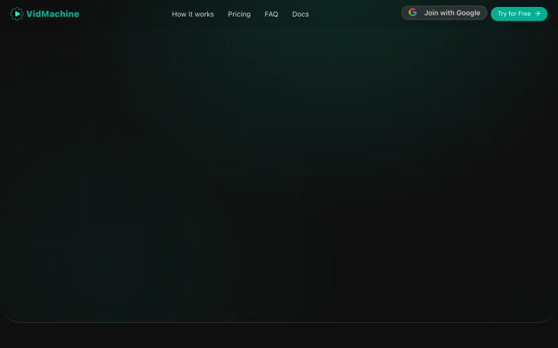 Vidmachine screenshot