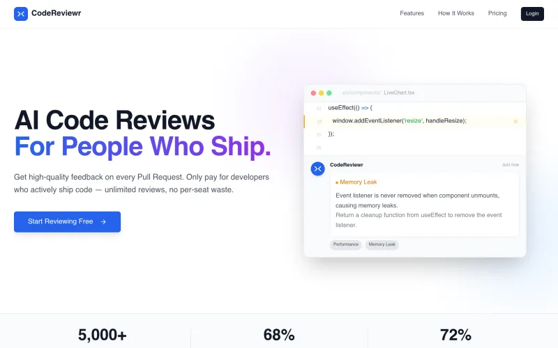 Codereviewr screenshot