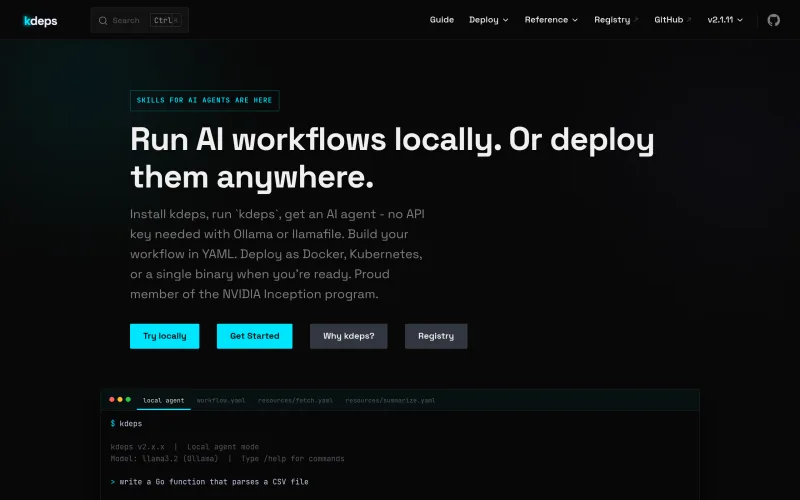 KDeps - AI Agent Framework screenshot