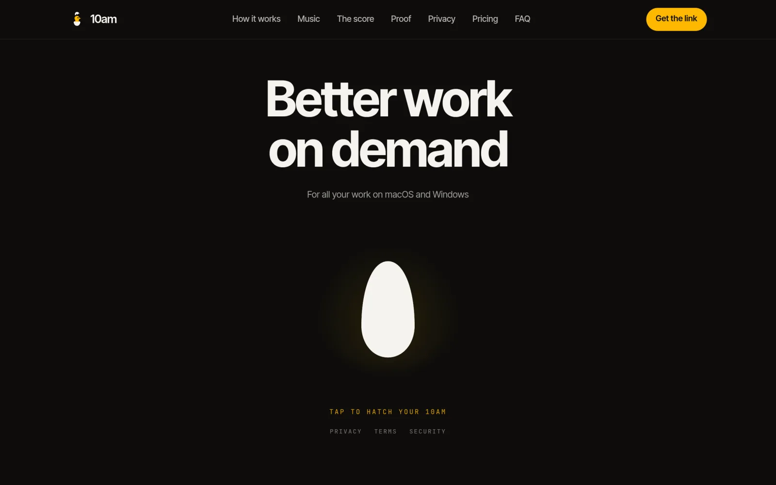 10am: Better work on demand. screenshot