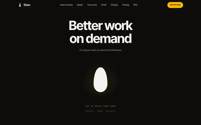 10am: Better work on demand. screenshot