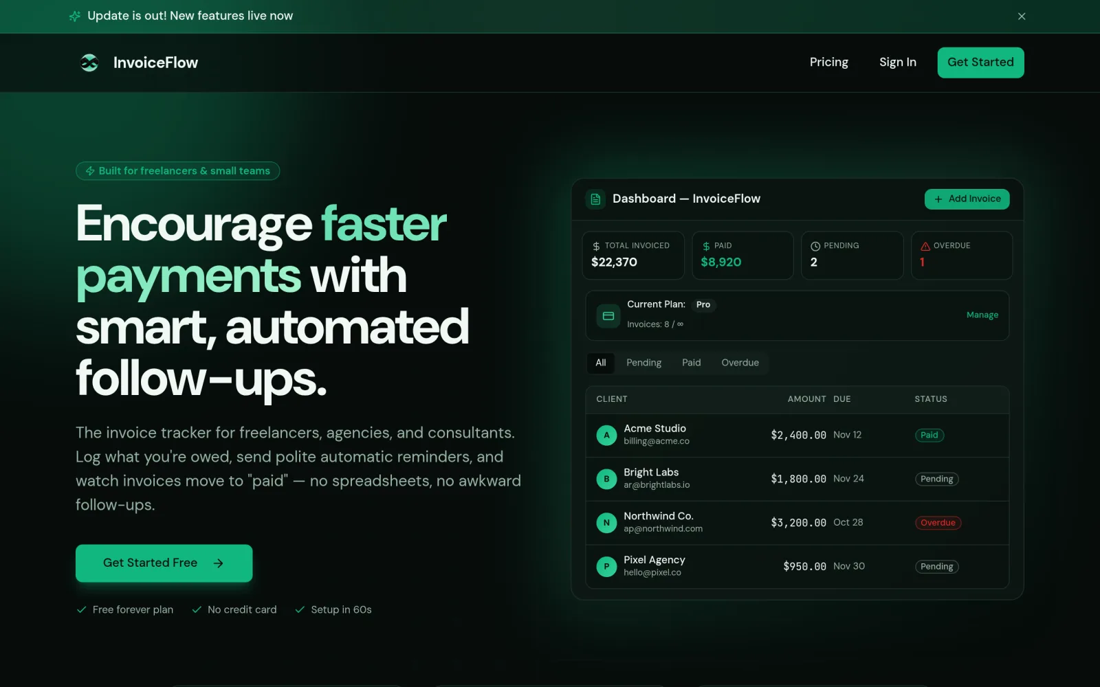 Invoflow screenshot