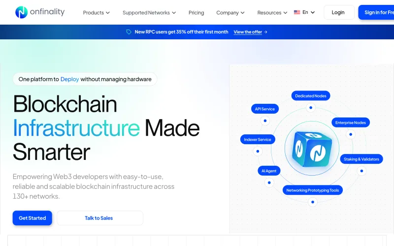 OnFinality - Blockchain Infrastructure Made Smarter screenshot