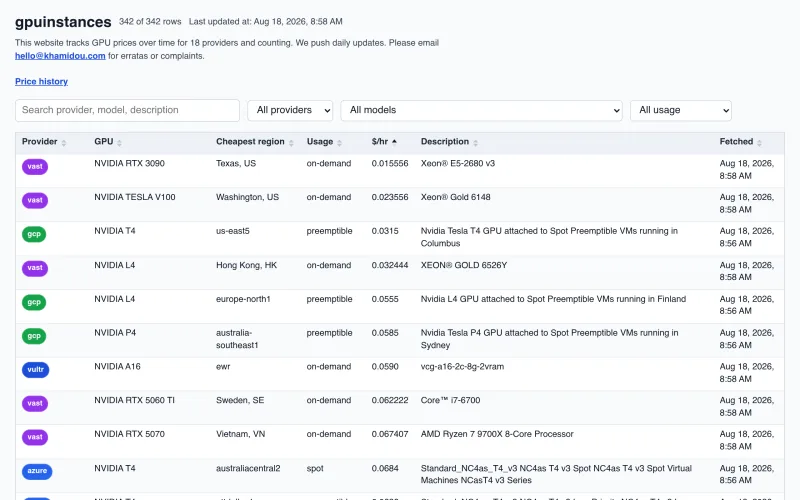 gpuinstances screenshot